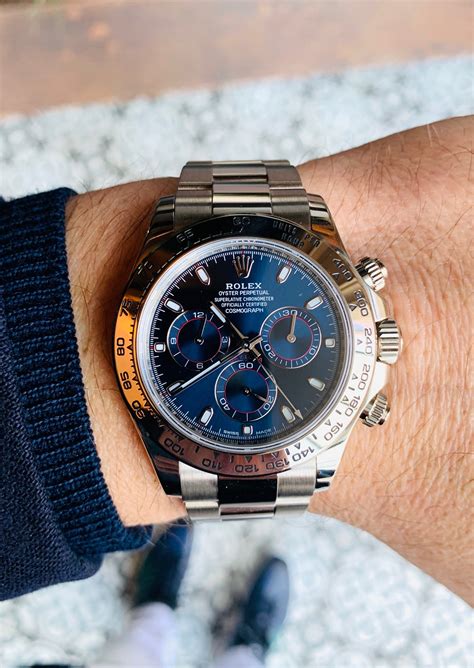 Rolex Daytona 116509 40 White Gold Cosmograph Blue Index